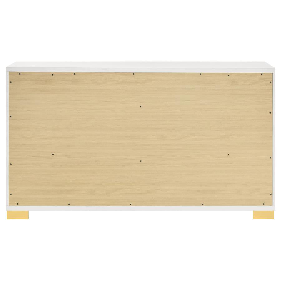 Marceline 6-drawer Dresser White-zoom-7