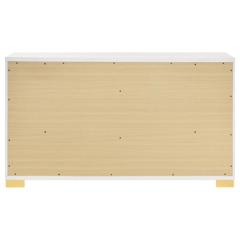 Marceline 6-drawer Dresser White-zoom-