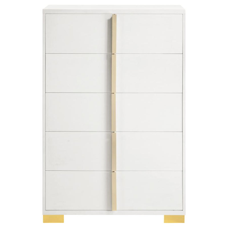 Marceline 5-drawer Bedroom Chest White-zoom-