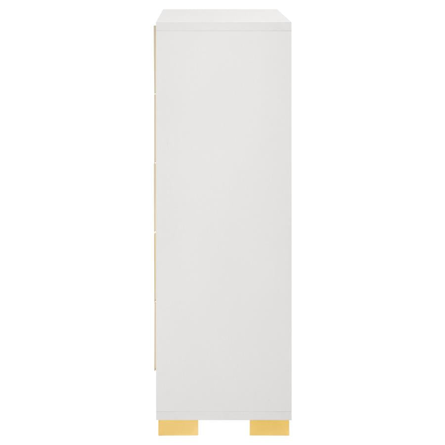 Marceline 5-drawer Bedroom Chest White-5