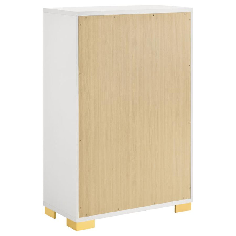 Marceline 5-drawer Bedroom Chest White-zoom-