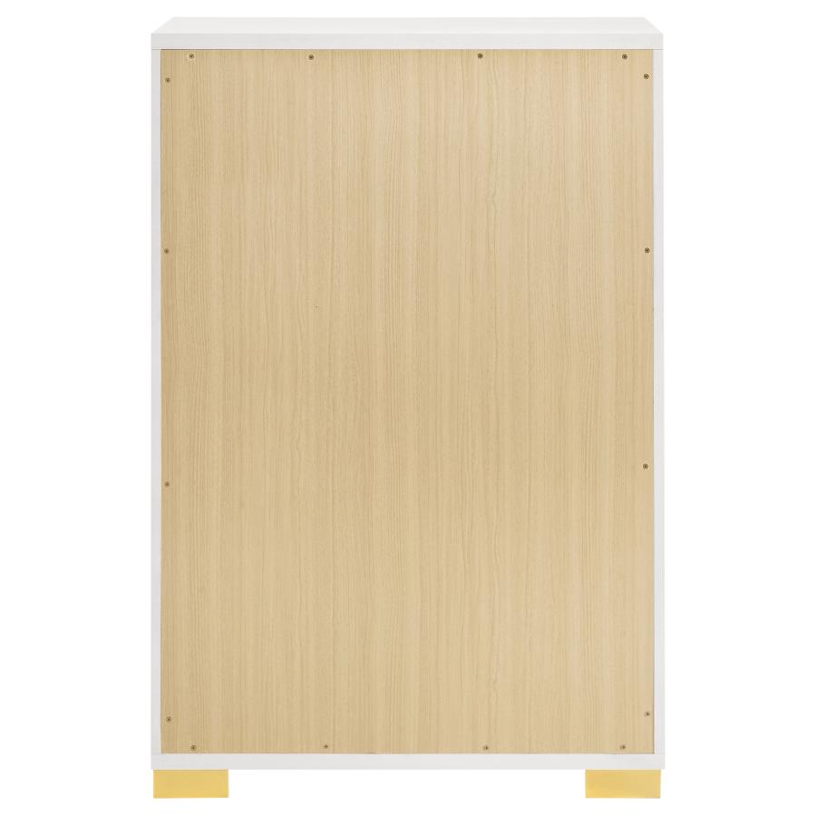 Marceline 5-drawer Bedroom Chest White-7