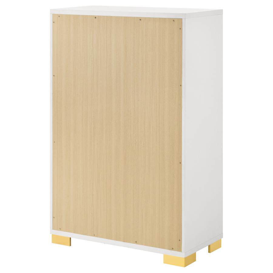 Marceline 5-drawer Bedroom Chest White-8