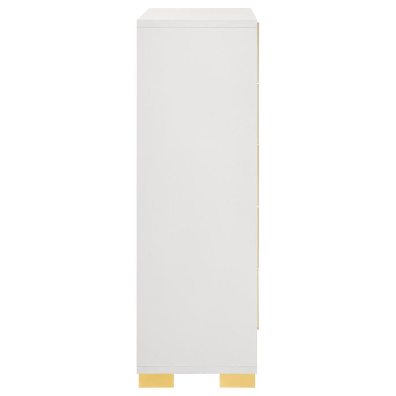 Marceline 5-drawer Bedroom Chest White-zoom-