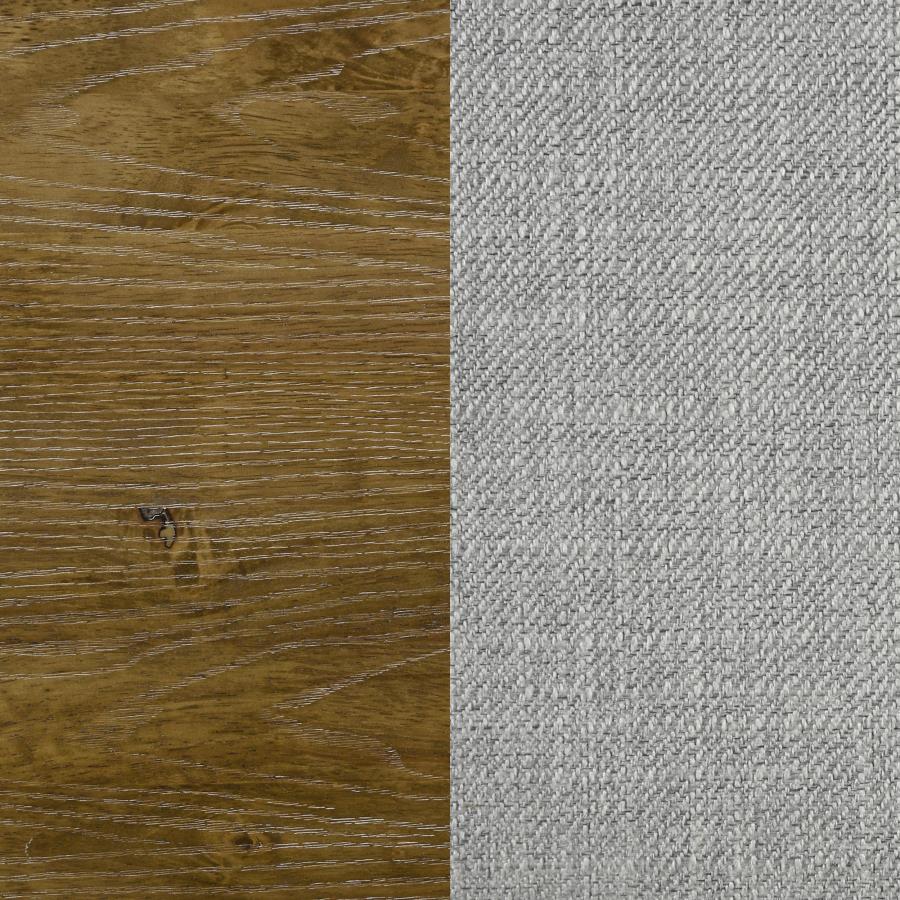 Henderson 57-inch Queen Bookcase Panel Bed Medium Oak-zoom-10