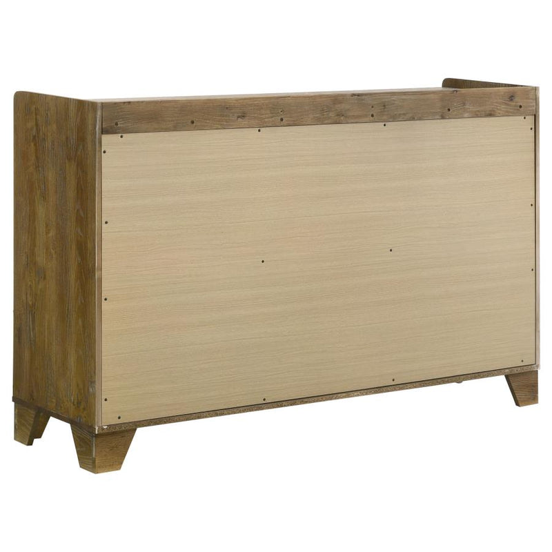 Henderson 6-drawer Bedroom Dresser Cabinet Medium Oak-zoom-