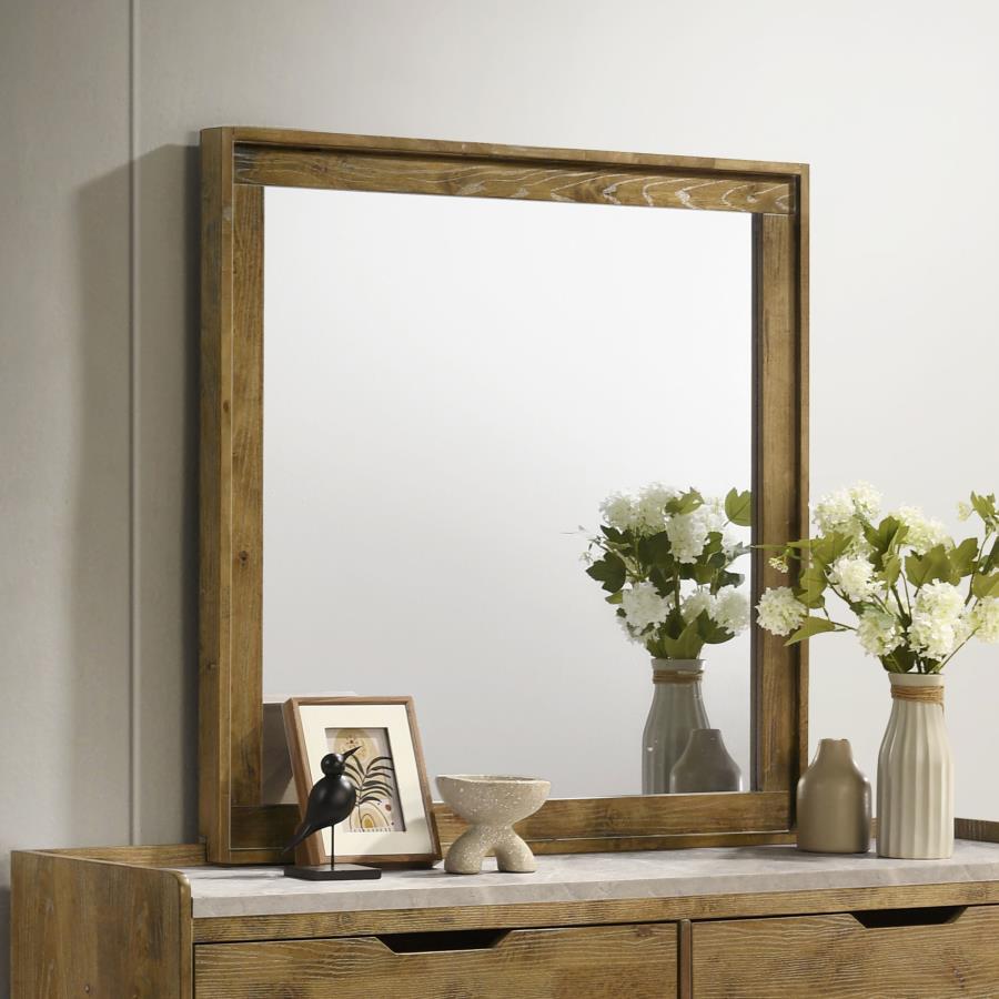 Henderson Dresser Mirror Medium Oak-2