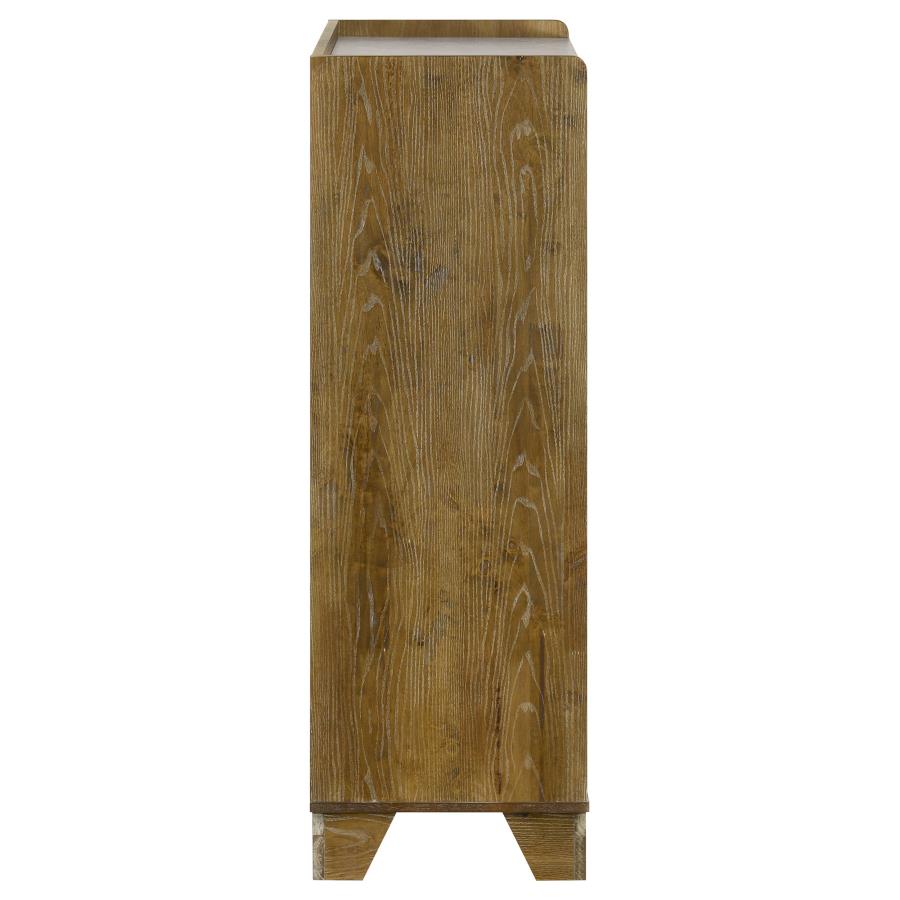 Henderson 5-drawer Bedroom Chest of Drawers Medium Oak-zoom-6