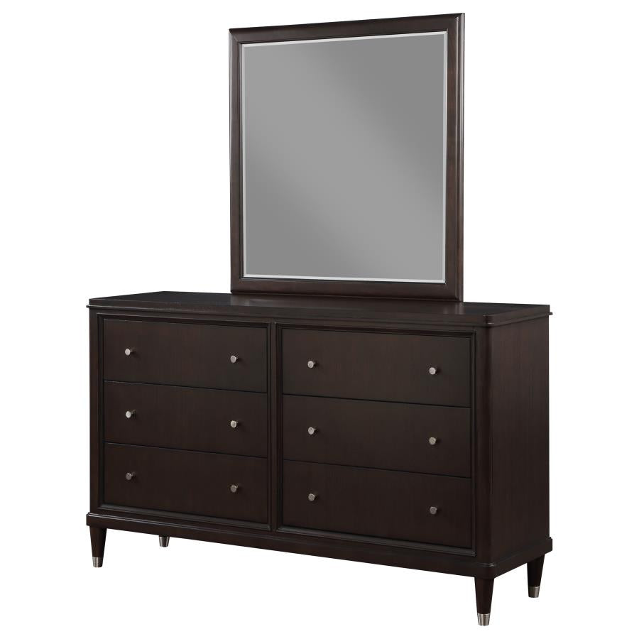 Emberlyn 6-drawer Dresser with Mirror Brown-zoom-4