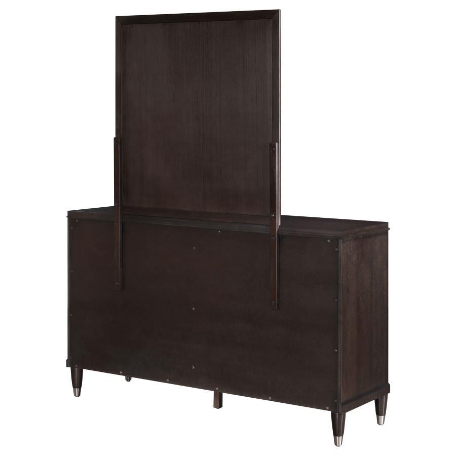 Emberlyn 6-drawer Dresser with Mirror Brown-zoom-8