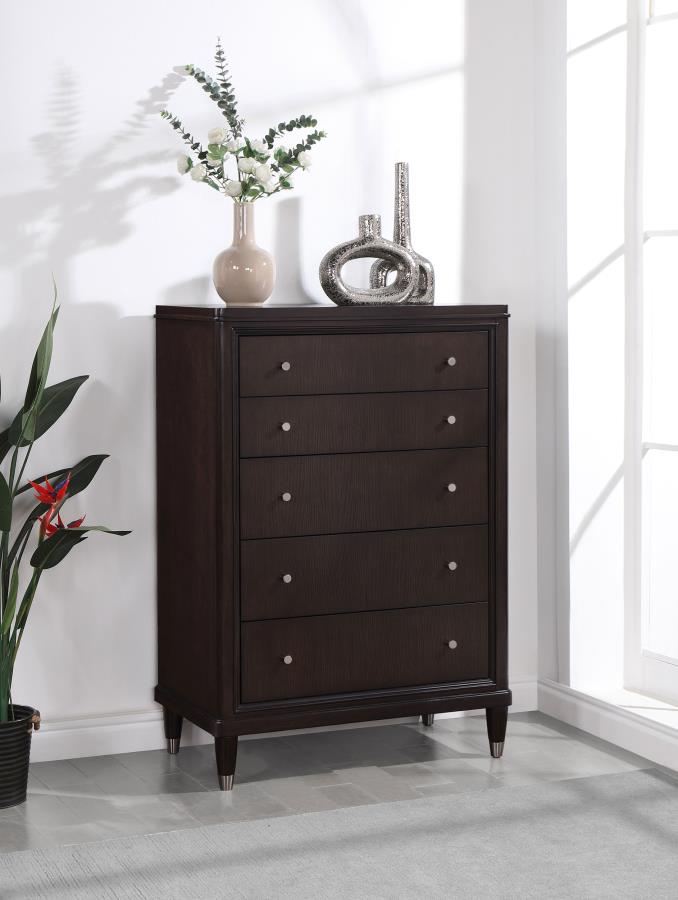 Emberlyn 5-drawer Bedroom Chest Brown-zoom-2