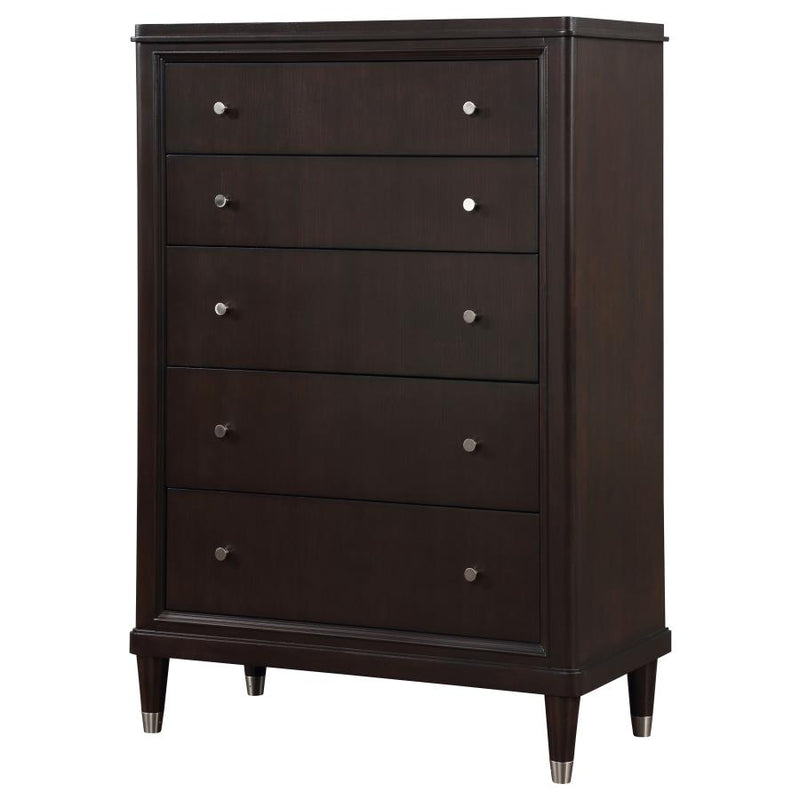 Emberlyn 5-drawer Bedroom Chest Brown-zoom-