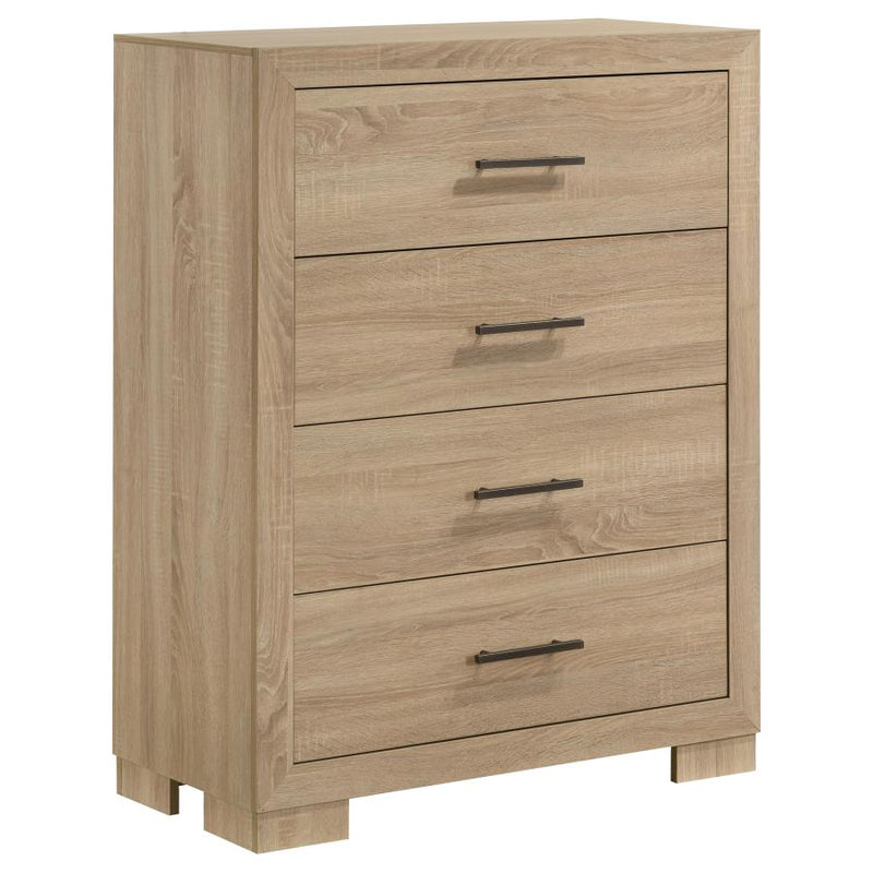Arielle 5-piece Eastern King Bedroom Set Light Oak-zoom-