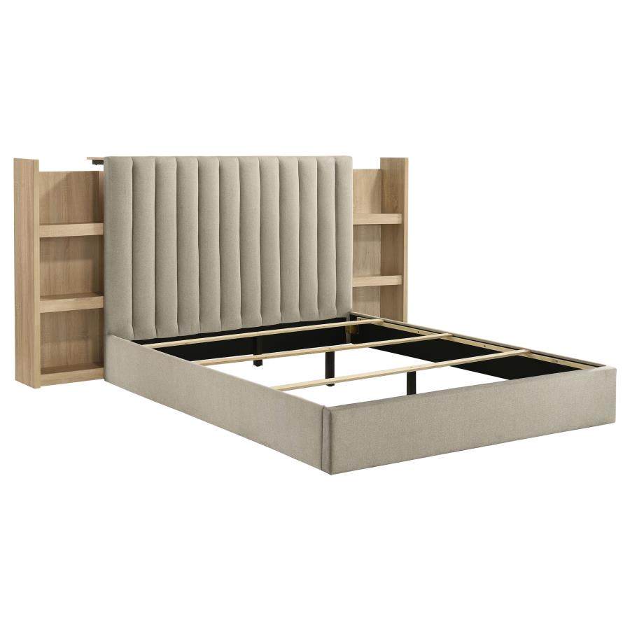 Arielle 4-piece Queen Bedroom Set Light Oak-3