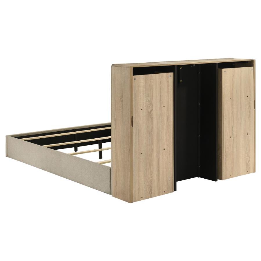 Arielle 5-piece Queen Bedroom Set Light Oak-zoom-4
