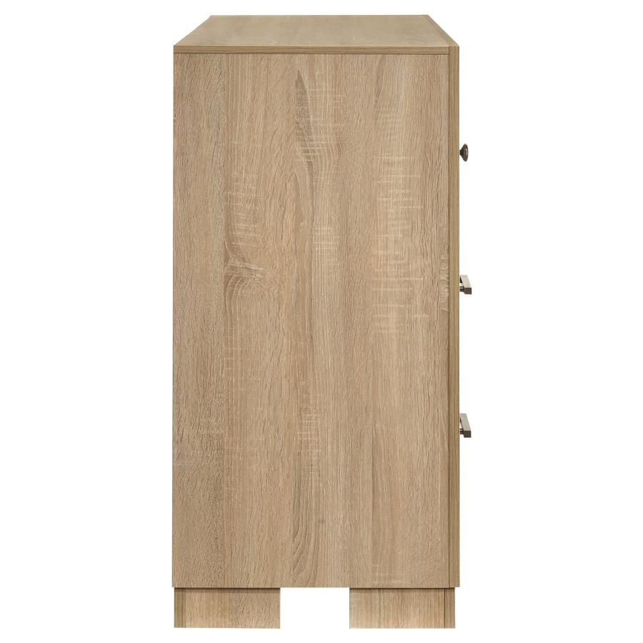 Arielle 6-drawer Bedroom Dresser Cabinet Light Oak-zoom-6