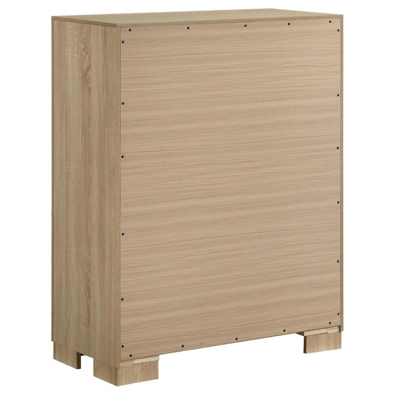 Arielle 4-drawer Bedroom Chest of Drawers Light Oak-zoom-