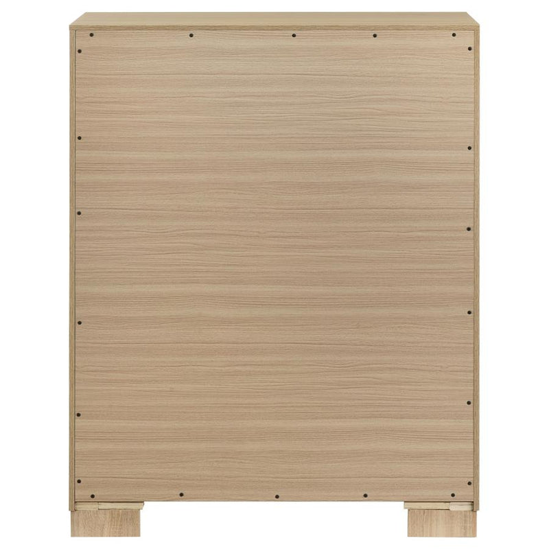 Arielle 4-drawer Bedroom Chest of Drawers Light Oak-zoom-