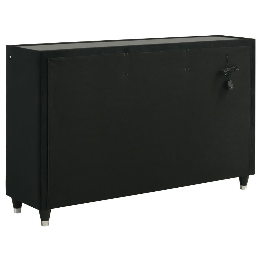 Lorient 5-piece Queen Bedroom Set Black-zoom-8