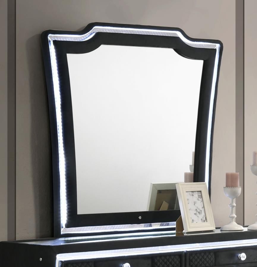 Lorient LED Dresser Mirror Black-zoom-2