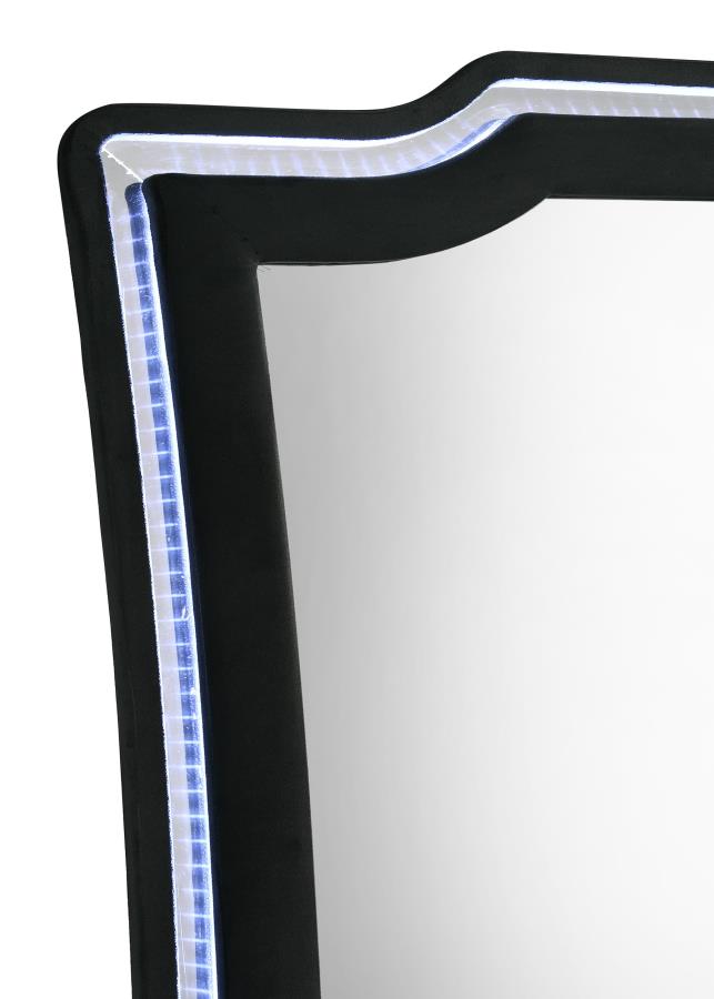 Lorient LED Dresser Mirror Black-zoom-