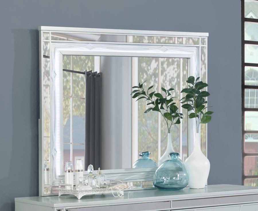 Gunnison Dresser Mirror Silver Metallic-2