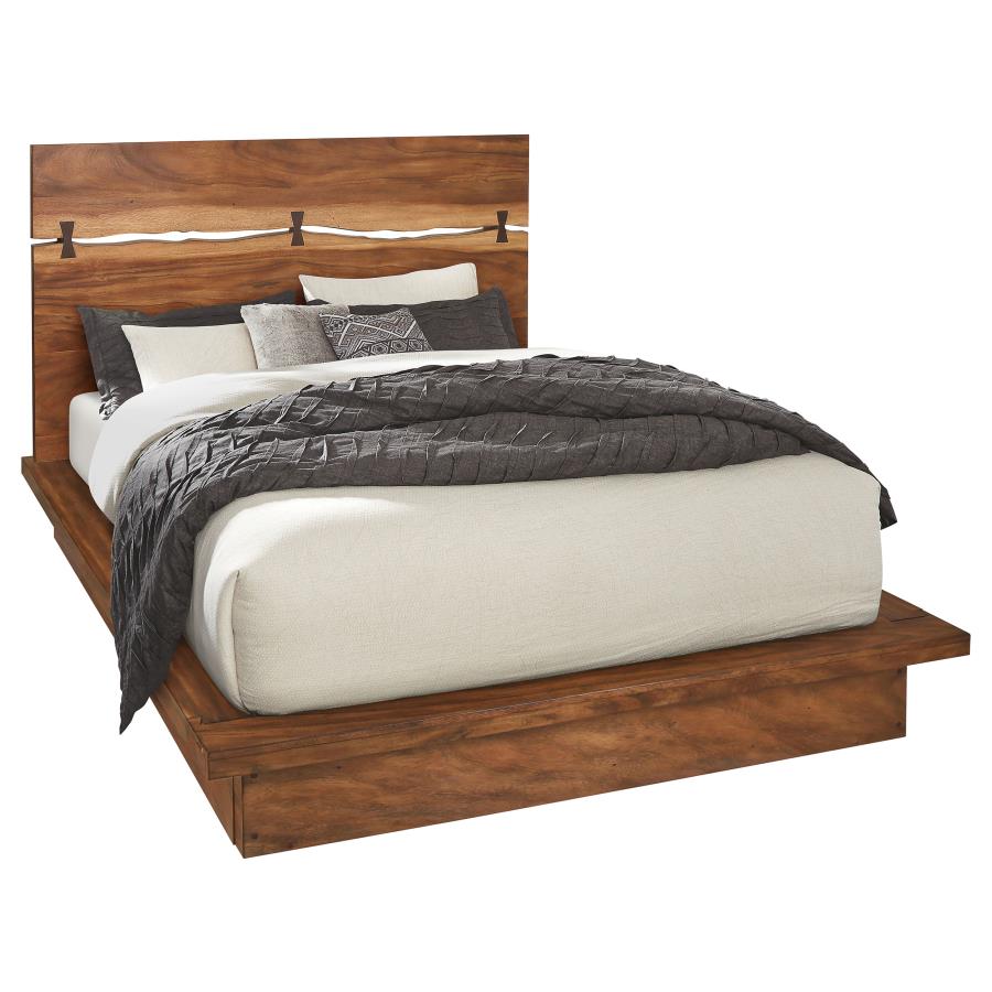 Winslow Wood Eastern King Panel Bed Smokey Walnut-zoom-3
