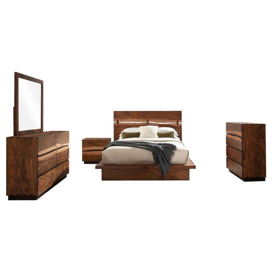 Winslow 5-piece California King Bedroom Set Smokey Walnut-zoom-2