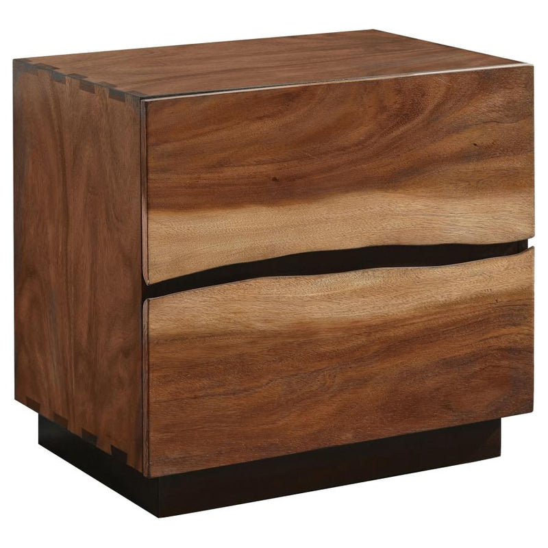 Winslow 2-drawer Nightstand Smokey Walnut-zoom-