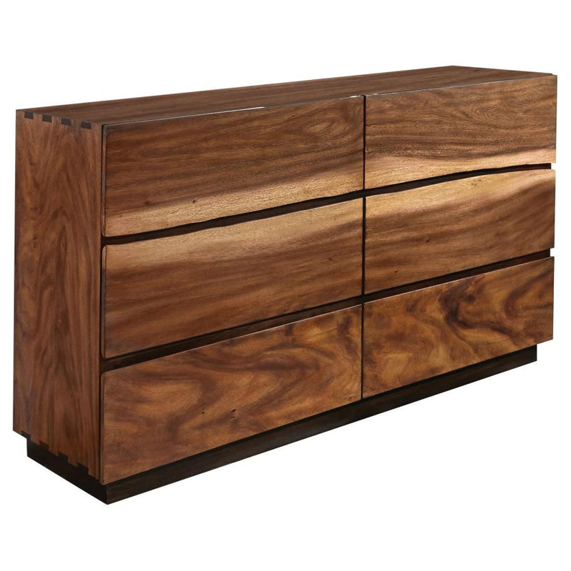 Winslow 6-drawer Dresser Smokey Walnut-zoom-