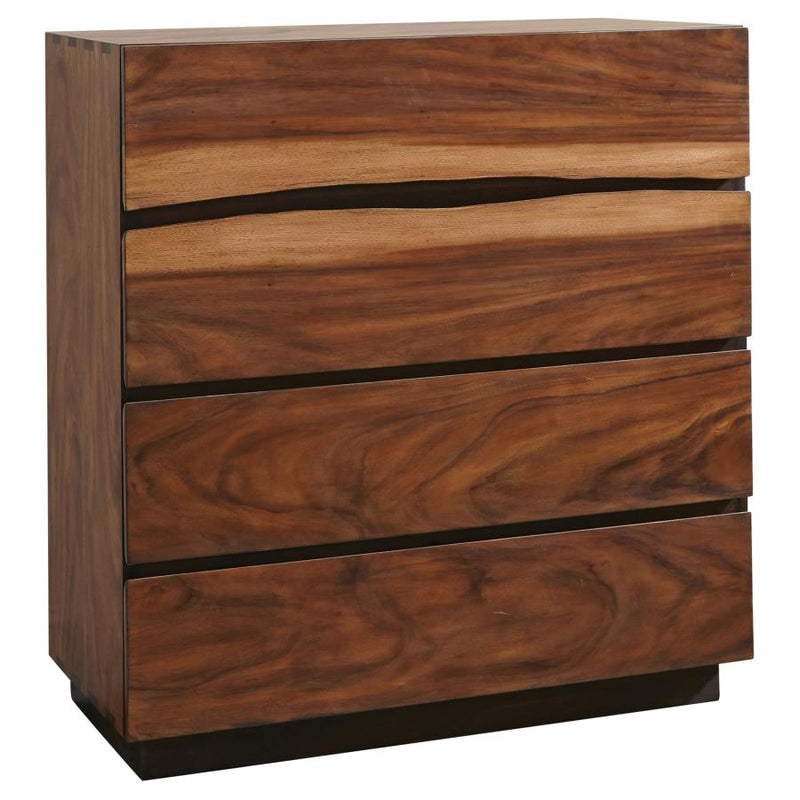 Winslow 4-drawer Bedroom Chest Smokey Walnut-zoom-