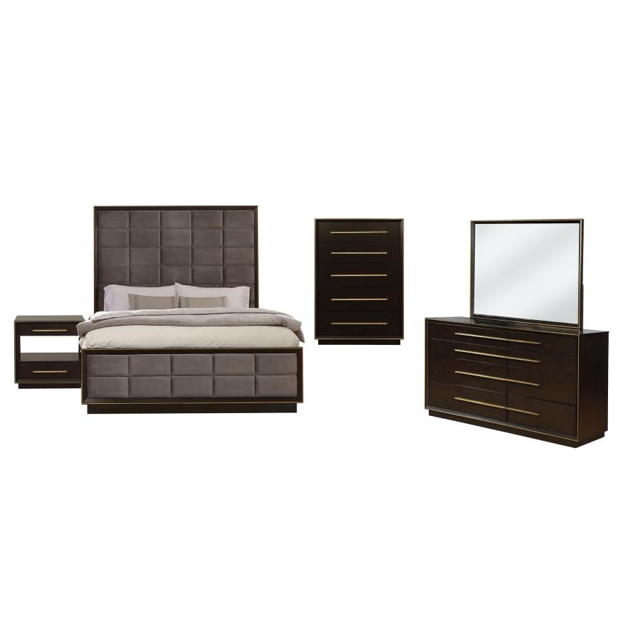 Durango 5-piece Queen Bedroom Set Smoked Peppercorn-2