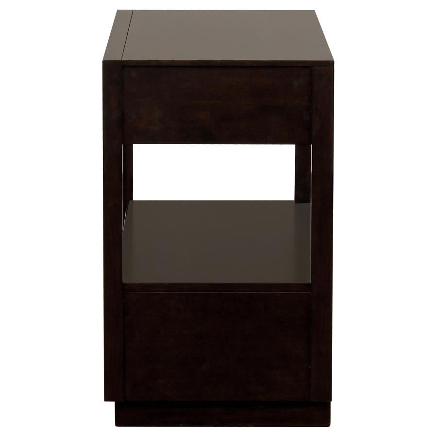 Durango 2-drawer Nightstand Smoked Peppercorn-5
