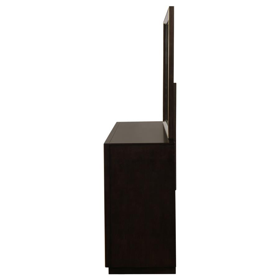Durango 8-drawer Dresser with Mirror Smoked Peppercorn-5