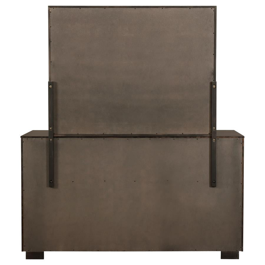 Durango 8-drawer Dresser with Mirror Smoked Peppercorn-zoom-7