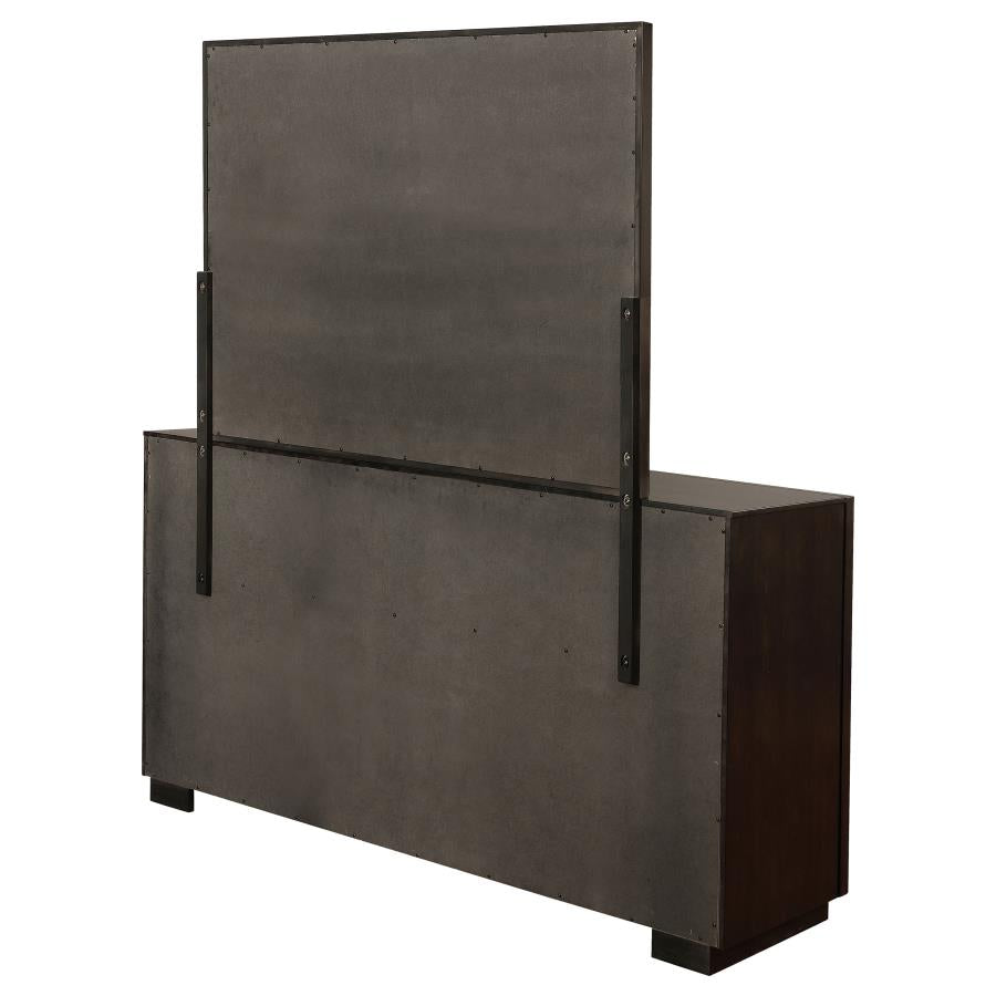 Durango 8-drawer Dresser with Mirror Smoked Peppercorn-8