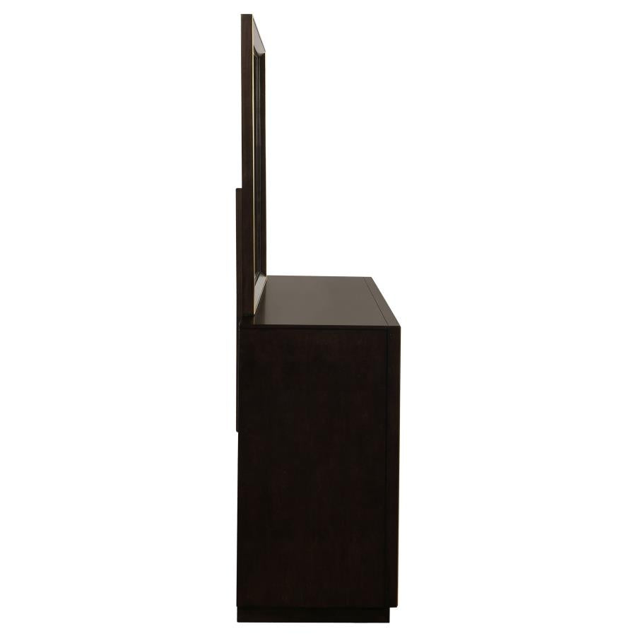 Durango 8-drawer Dresser with Mirror Smoked Peppercorn-zoom-9