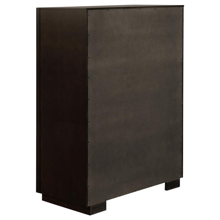 Durango 5-drawer Bedroom Chest Smoked Peppercorn-zoom-6