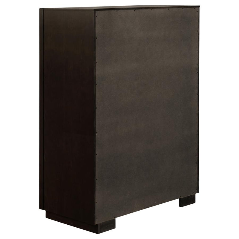 Durango 5-drawer Bedroom Chest Smoked Peppercorn-zoom-