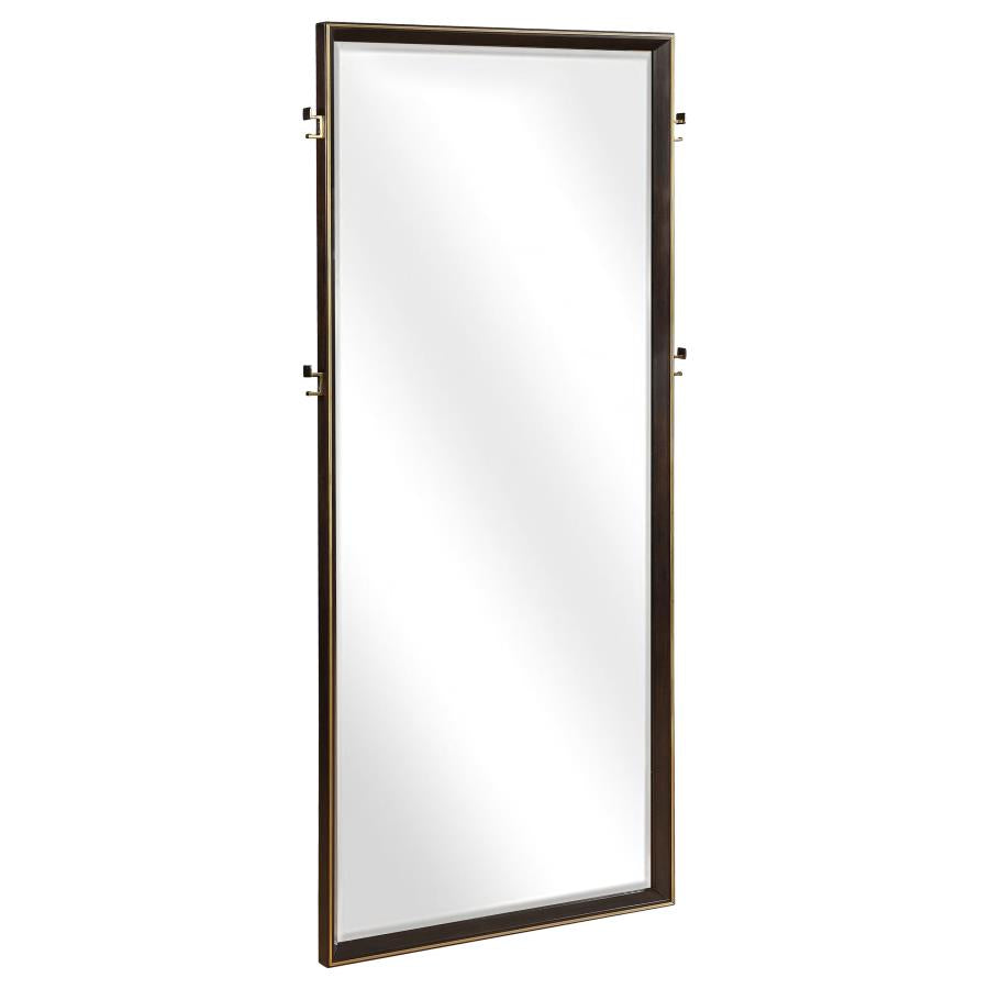 Durango 80-inch Standing Floor Mirror Smoked Peppercorn-1
