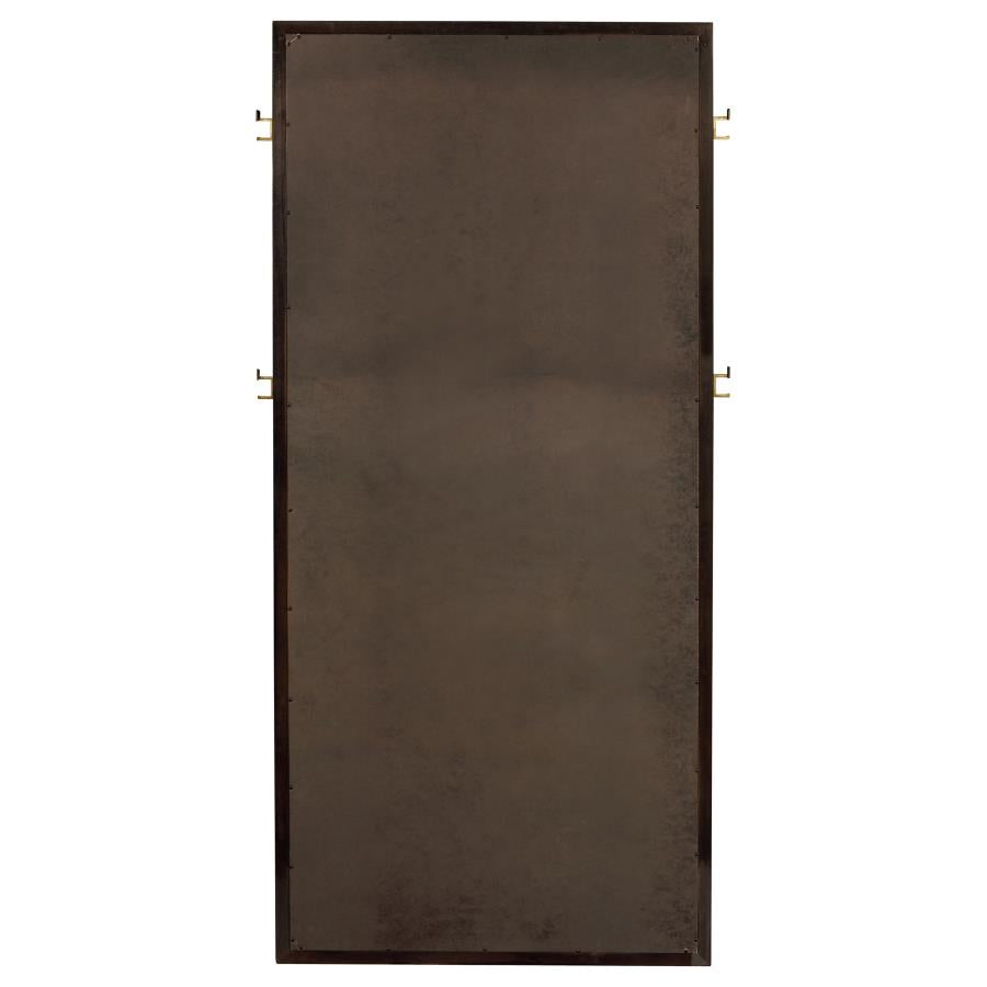 Durango 80-inch Standing Floor Mirror Smoked Peppercorn-5