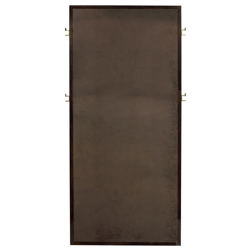 Durango 80-inch Standing Floor Mirror Smoked Peppercorn-zoom-