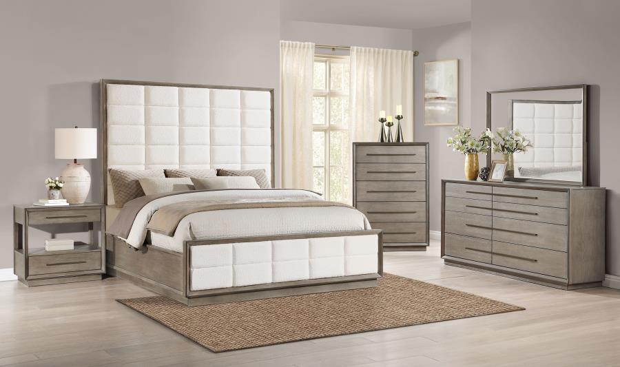 Durango 5-piece Eastern King Bedroom Set Taupe Oak-1