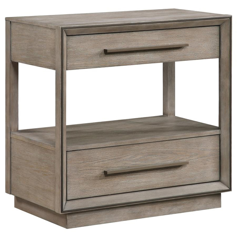 Durango 5-piece Eastern King Bedroom Set Taupe Oak-zoom-