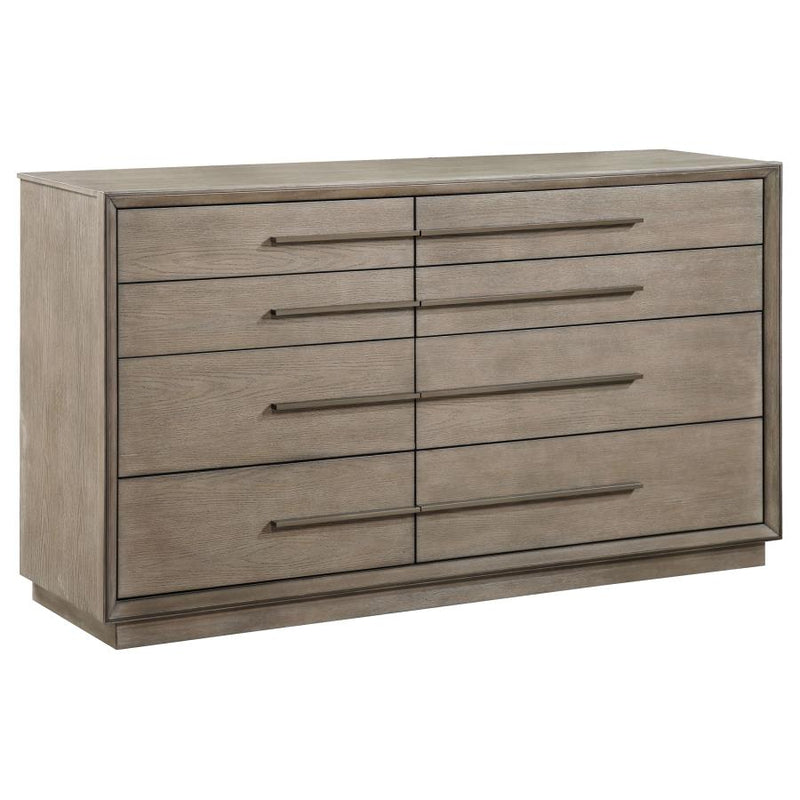 Durango 5-piece Eastern King Bedroom Set Taupe Oak-zoom-