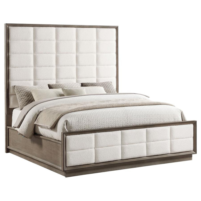 Durango 80-inch Eastern King Panel Bed Taupe Oak-zoom-