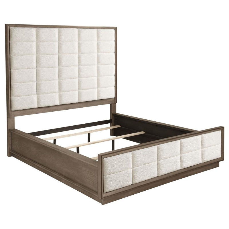 Durango 4-piece California King Bedroom Set Taupe Oak-zoom-