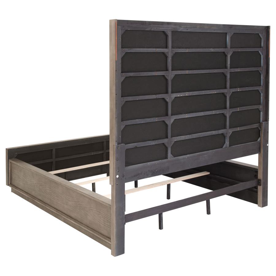 Durango 4-piece California King Bedroom Set Taupe Oak-zoom-4
