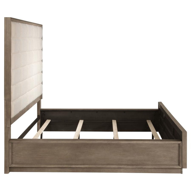 Durango 80-inch California King Panel Bed Taupe Oak-zoom-