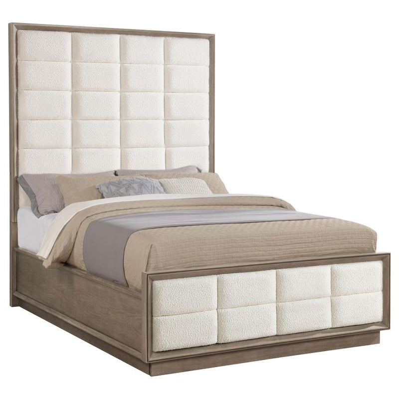 Durango 80-inch Queen Panel Bed Taupe Oak-zoom-